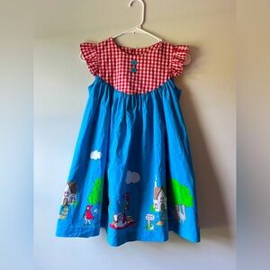 Eleanor Rose Red and White- little red riding hood dress